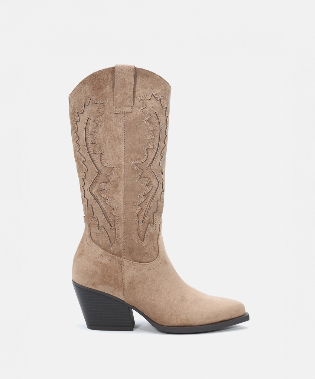Botas cowboy bordado salto image number null
